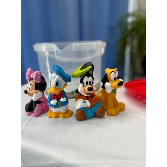 Disney Mickey & Friends Figurine Set w Storage Container - Picture 5 of 11
